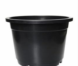 10 inch black pot